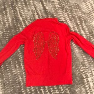 Victoria secret angels small zip up hoodie